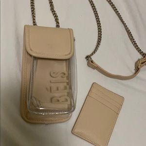 BEIS beige mini crossbody